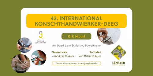 43. International Konschthandwierker-Deeg