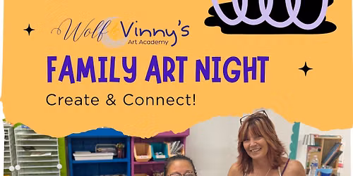Spooktacular Family Art Night at Wolf & Vinny\u2019s