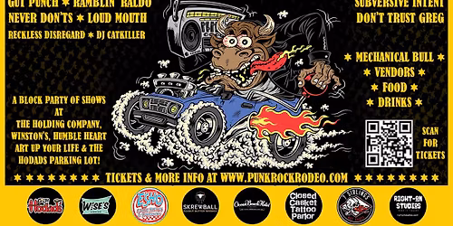 PUNK ROCK RODEO - San Diego, Ca w\/ FEAR, Agent Orange, DI & more!