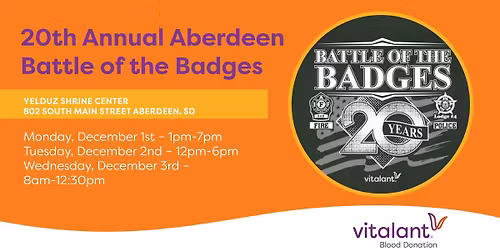20th Annual Aberdeen Battle of the Badges