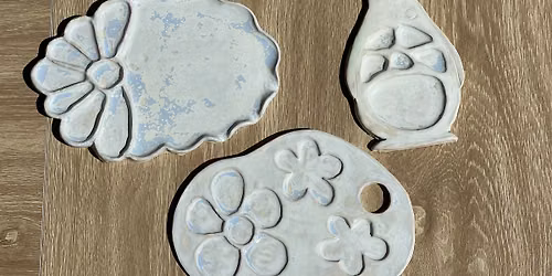 Ceramic Paint Palette Pottery Class- Beginner Ceramics Workshop