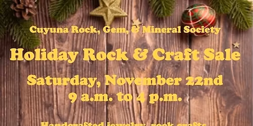 Holiday Rock and Craft Show