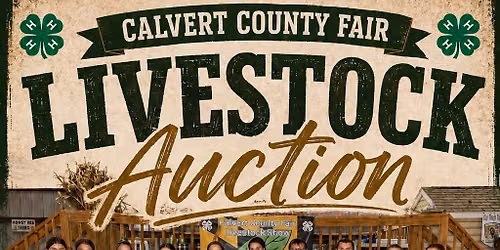 Calvert County Fair Livestock Auction