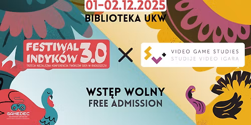INDIE GAMES FESTIVAL 3.0 \u00d7 SVI2025 \u2013 FESTIWAL INDYK\u00d3W 3.0 \u00d7 SVI2025