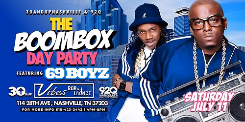 The 92Q Boom Box Day Party Feat. The 69 Boyz C-Wiz and Darryl Jaye
