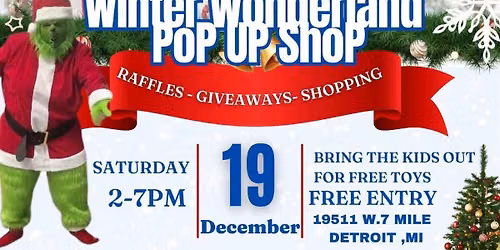 GRINCHMAS WINTER WONDERLAND POP UP SHOP