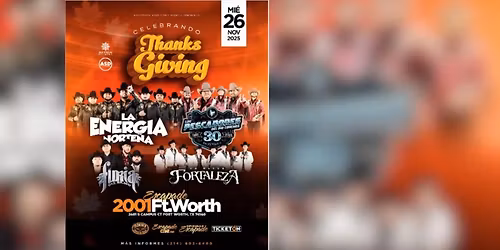 LA ENERGIA NORTENA , LOS PESCADORES , FORT WORTH