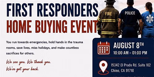 First Responders Home Buying Event