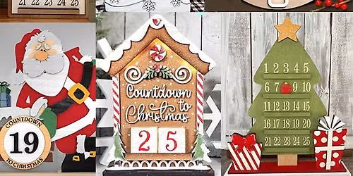 Christmas Countdown & Interchangeable Bench Set Paint Event 