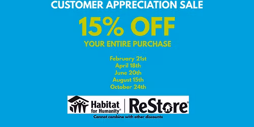 Customer Appreciation Sale