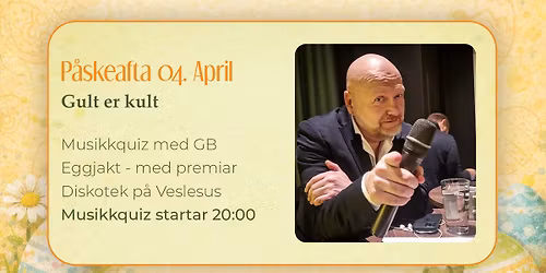 P\u00e5skeafta - Gult er kult