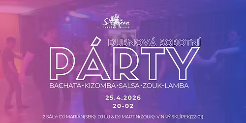 DUBNOV\u00c1 SOBOTN\u00cd P\u00c1RTY ve Stol\u00e1rn\u011b