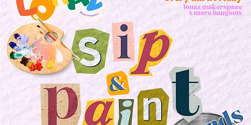 Sip and Paint Vinyl Records