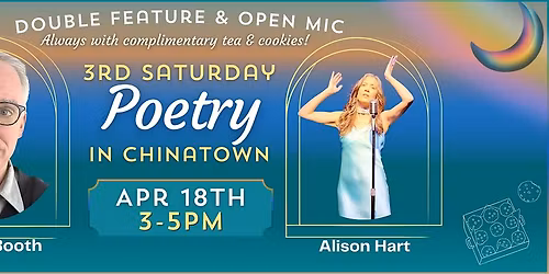 3rd Saturday Poetry in Chinatown