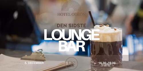 Den sidste loungebar - med julestemning og hvid gl\u00f8gg \u2744\ufe0f 