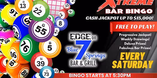 Xtreme Bar Bingo Every Saturday!!