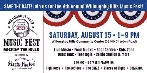 Willoughby Hills 4th Annual Music Fest