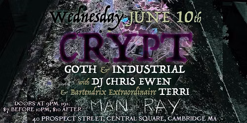 CRYPT Wednesday June 10th