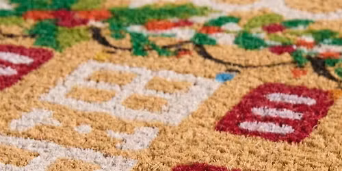 Puff & Paint with Amy: DIY Fun Festive Doormat