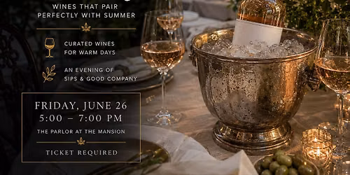 Garden party- Summer Wine Experience at The Parlor