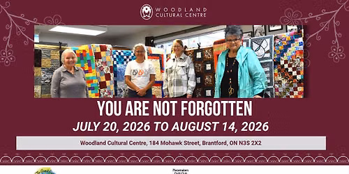 You Are Not Forgotten A Collaborative Exhibition of Quilts Honouring Residential School Survivors