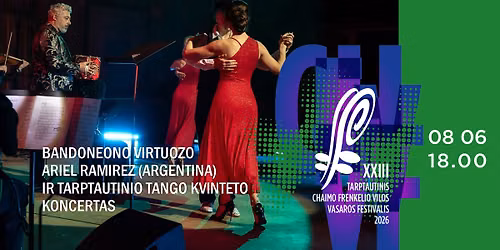 „Ariel Ramirez Tango Quintet“ koncertas | Chaimo Frenkelio vilos parkas