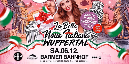 La Bella Notte Italiana \u2022 06.12. \u2022 Wuppertal