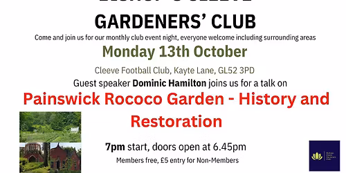 Bishops Cleeve Gardeners' Club Event Night