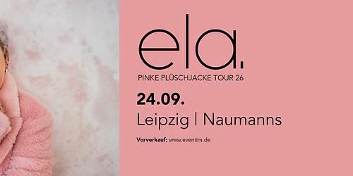 ela. \u2013 Pinke Pl\u00fcschjacke Tour \/\/ Leipzig