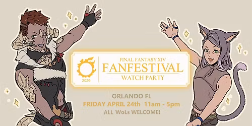 A fun and casual watch party of the 2026 FFXIV FanFest Livestream!