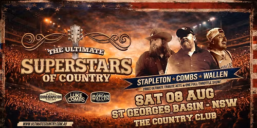 The Ultimate Superstars of Country Tribute - St Georges Basin