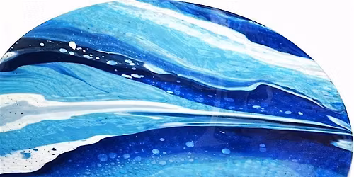 Acrylic Paint Pour & Resin Lazy Susan and Coaster Set