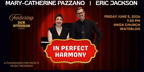 Mary-Catherine Pazzano & Eric Jackson: In Perfect Harmony
