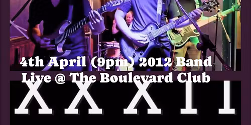 ** (2012) XII \ud83e\udd1f\u2019Invisible airwaves crackle with life!\u2019 \ud83d\udcfbLive @ \u2018The Boulevard Club!\u2019\ud83d\udee3\ufe0f