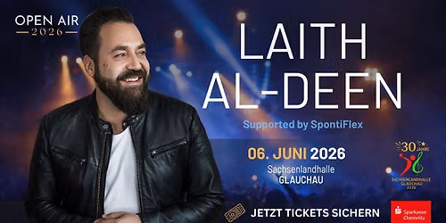 Open Air Konzert in der Sachsenlandhalle Glauchau Laith Al-Deen