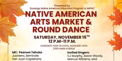 4th Annual Native Arts Market & Round Dance 