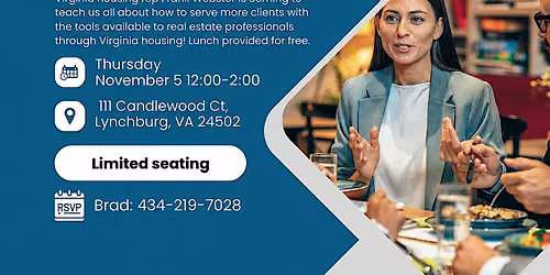Virginia Housing Lunch and Learn: Help More Home Buyers With VA Housing!