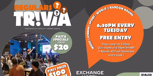 Regulars Trivia Tuesday