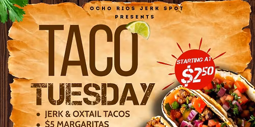 JAMAICAN STYLE TACO TUESDAY!