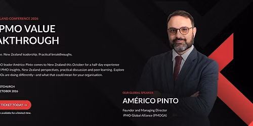 PMO New Zealand Conference 2026 | Global PMO Masterclass Christchurch