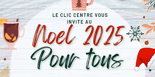 No\u00ebl pour tous devant l'\u00e9cole Jean Moulin par le CLIC Centre: gourmandises offertes par les lutins