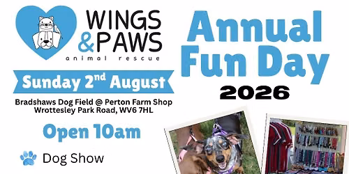 Wings and Paws Rescue 2026 Funday