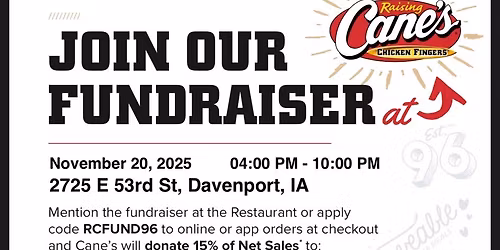 Raising Canes Dine to Donate 