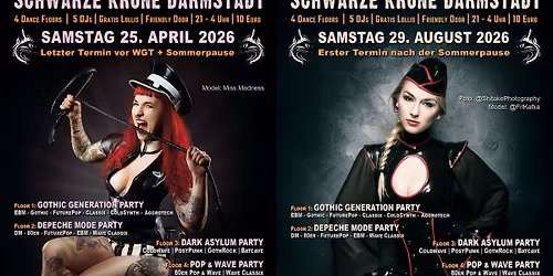 Schwarze Krone Darmstadt - auf 4 Floors ab 21 Uhr (Letzter Termin vor Sommerpause)