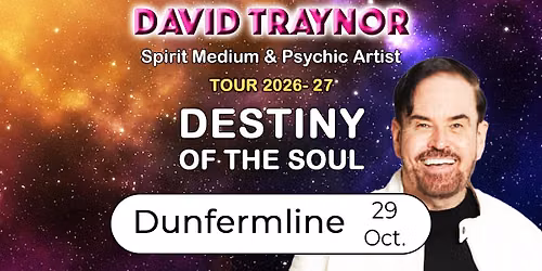 A fun evening of mediumship & psychic art in Dunfermline, Scotland with David Traynor.