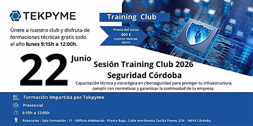 Sesi\u00f3n Training Club 2026 - C\u00f3rdoba