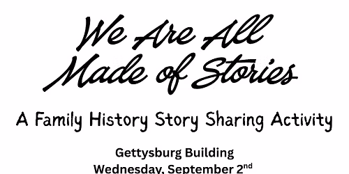 We Are All Made of Stories: A Family Story Sharing Activity