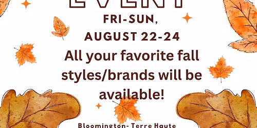 Fall Preview Event! \ud83c\udf42