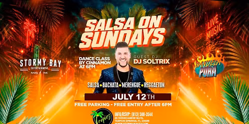 Salsa on Sundays at Tropics on the Sponge Docks