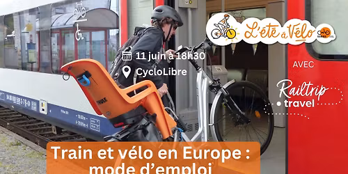 Train et v\u00e9lo en Europe : mode d\u2019emploi